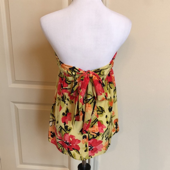 Anthropology silk strapless - Picture 3 of 13